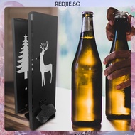 [Redjie.sg] 2 in 1 Creative Bottle Opener Meaningful Gift 2 Holes Easy Installation for Home
