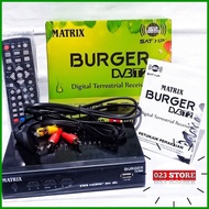 Receiver Tv Digital Matrix Burger Hijau Receiver Tv Set Top Box DVB T2 Digital Original Garansi