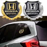 2pcs Honda Car Styling 3D Metal Sticker Carved Metal Sticker For Hodna Vezel Stream Civic Shuttle Freeed Fit Car External Decal Auto Accessories