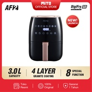 Mito Air Fryer Low Watt Digital 3 Liter - AF2 - FREE ONGKIR Jabodetabek