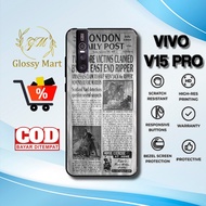 Latest Vivo V15 Pro Case Newspaper Casing V15 Pro Hardcase Softcase Glossy Kesing