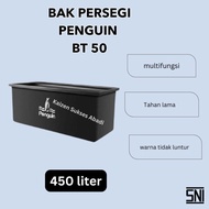 tandon tangki toren bak wadah air terbuka open top persegi kotak plastik  penguin pinguin BT volume 