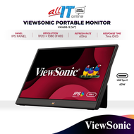 ViewSonic VA1655-3 16" FHD Lightweight Portable Monitor | IPS | 60W USB-C