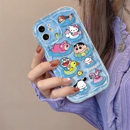 Casing For Infinix Hot 30 30i 30 Play / Note 12 12 Pro X670 / Smart 5 Smart 6 Smart 6 HD Cute Crayon