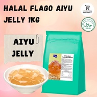 果冻粉 Halal Flago Ai Yu Instant Jelly Premix Powder 1KG Aiyu Jelly Powder Aiyu Powder Jelly Powder 爱玉速