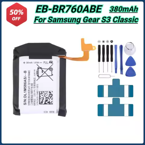 EB-BR760ABE Battery for Samsung Gear S3 Frontier Gear S3 Classic SM-R760 SM-R765 SM-R770 380mAh High