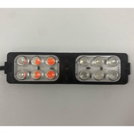 MERAH 12 Volt 24 Volt Undercarriage Module LED Light Flashing Red Blue 12 LED 6 WATT
