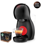 NESCAFE DOLCE GUSTO เครื่องชงกาแฟ Piccolo XS สีดำ 1500W + กาแฟแคปซูล(เฮ้าส์เบลนด์ 12ชิ้น)