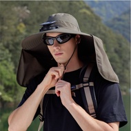 ◆2025◆หมวกกันแดดปีกกว้าง◆พัดลมพลังงานแสงอาทิตย์◆UPF50++ผ้าคลุมคอ◆แรงลม3ระดับ◆เหมาะตกปลา+ปีนเขา◆ชาร์จ