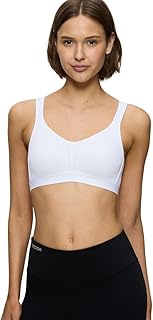 TriAction Women's Energy Lite N EX Sports Bra, White (White 0003), 36DD