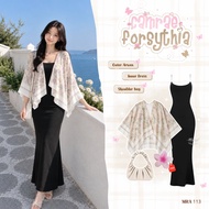 Mireyaoutfit - One Set Beach Outer Modern 3-in-1ELEGAN (Outer Arwen Fesa + Inner Dress + Shoulder Ba