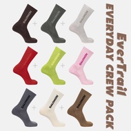 Salomon Everyday Crew 3 Pack Sports Socks - Color Mix Crew Socks Sports Socks