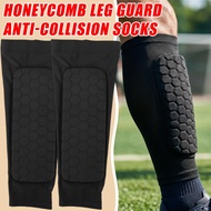 [BR] 2/1Pcs Honeycomb Sport Sock Cover - Anti-collision - Football Calf Support Sock - Leg Pressure 