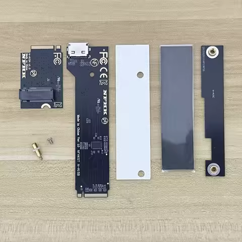 ASUS NUC 15 PRO Mod Kit PCIe 5.0 GEN5 OCuLink SFF-8612 eGPU Adapter Thick Black Version External Gra