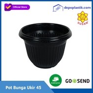 Pot Bunga Ukir 45 / Pot Bunga Besar / Pot Bunga Plastik