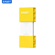 EAGET CF50 USB3.2 2-In-1แฟลชไดร์ฟ Gen1ชนิด-C พอร์ตคู่ OTG Pendrive สูงสุด150MB/S บล็อกของเล่นน่ารักด