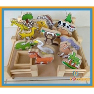 ANIMAL MODELS MINIATURE TOYS ANIMAL/S WOODEN TOYS ANIMAL GARDENS/ WOODEN ANIMAL TOYS MINIATURES ANIM