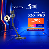 Tineco Pure One S30 Pro Cordless Stick Vacuum Cleaner | 200AW Suction | 65 Mins Runtime | ZeroTangle