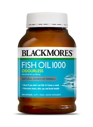 Blackmores Odourless Fish Oil 1000 400capsules