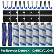 Compatible for Ecovacs Debot X11 OMNICYCLONE /  X11 Pro Omni Accessories Main Brush Filter Roller Mo