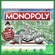 Monopoly Original Board Game Classic Family From Hasbro Monopoly Go Dice Token Line Up 100% Authenti