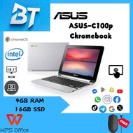 ASUS-C100p touch screen Chromebook 4GB RAM 16GB SSD 10.1" laptop 【BT Refurbished】Chrome OS
