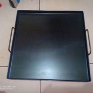 Wajan Roti Bakar Kebab Sosis Bakar  Datar Serbaguna Terbuat dari Plat baja Tebal dan Kuat