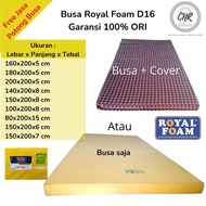 Busa lembaran busa royal foam density 16 kuning, busa yellow tebal 5cm,8cm,15cm, busa untuk sofa, pa