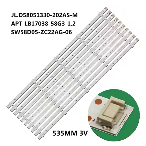For 58" TV MGU5810X 58U7880 58GCU8905 58GCU8905B 58U7880AZ 58VLX7860 58U7880VQ LED Strip JL.D5805133