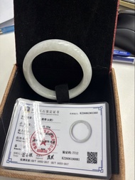 緬甸A貨翡翠手鐲正圈，圈口51