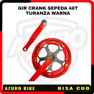 48T TURANZA COLOR BICYCLE CRANK GEAR