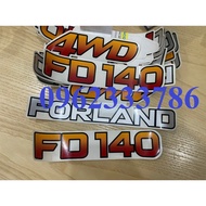 1 pair of Thaco Forland FD140-4WD stamps (genuine)