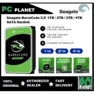 Seagate BarraCuda 3.5' 1TB / 2TB / 3TB / 4TB  SATA Hardisk
