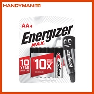 Energizer Max Battery AA 4s (E91MAX BP4)