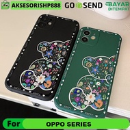 Case Oppo A5 A9 2020 A54 A74 A95 F1S Motif Batik Bear