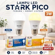 STARK PICO 3W E27 LED Light Energy Saving LED Bulb Bright White Yellow Home Shop Savings Package