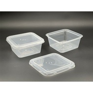 CB Ware 50pcs-SQ5 SQ7 SQ 250 SQ350 SQ450 SQ1500 Chunbe Square Microwave Food Container With Lid / Ko