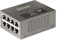 StarTech.com 4-Port Multi-Gigabit PoE++ Injector, 5/2.5/1G Ethernet (NBASE-T), PoE/PoE+/PoE++, Wall/