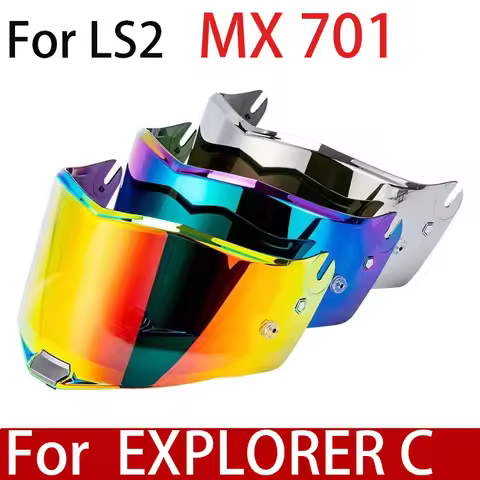 MX-701 Motorcycle Helmet Visor Lens For LS2 MX701 Replace Anti-UV Anti-Scratch Dustproof Windshield