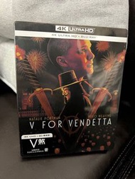 全新 V煞 V for Vendetta 港版限量 4K UHD 加 Blu Ray 藍光雙碟 鐵盒 Steelbook