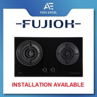 FUJIOH FH-GS7020 SVGL 2 BURNER DOUBLE INNER FLAME GLASS GAS HOB