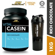 Pharmanutri Vital Casein Halal 1kg, 24g Protein, 0g Gula, 104kcal Calories
