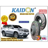 Toyota LandCruiser URJ200 VDJ200 UZJ200 disc brake rotor KAIDON (front) type "Pro975" spec