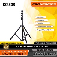 Colbor Light Stand 260cm Universal Tripod Lamp - WH260