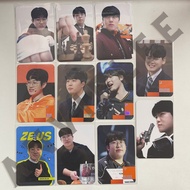 Round corner card 2026 HLE monthly Zeus Kanavi Zeka Gumayusi Delight esport League