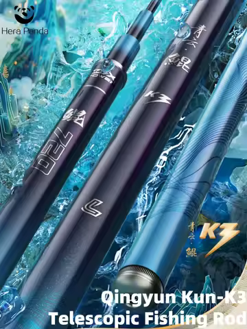 K3 Lightweight and Comprehensive Telescopic Fishing Rod M40X T1100 Carbon Fiber Herabuna Taiwan Fish