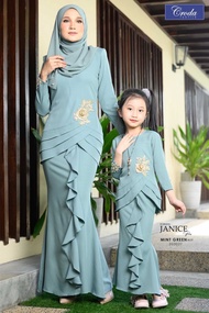 JANICE PRO kurung moden baju raya 2023 nursing wudhu friendly sedondon ibu anak budak perempuan girls clothing