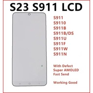 original lcd with blck dot line for Samsung Galaxy s23 s911 s911b lcd display touch screen digitizer