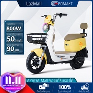 GOMANT จักรยานไฟฟ้า มอเตอร์ 800w แบตเตอรี่48V20A  ความเร็วสูงสุด 50km/h  แบล็คเบอร์รี่เมตร  คันเหยีย