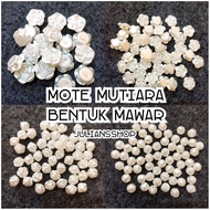 MAWAR MINIPACK ROSE Beads Light Pearl Beads Rose Flower Shape DIY Craft Materials Stringing Crafts